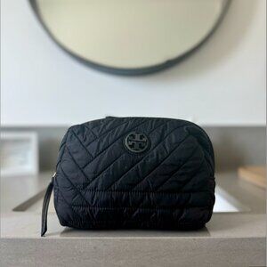 Tory Burch - Black Nylon Cosmetic Case